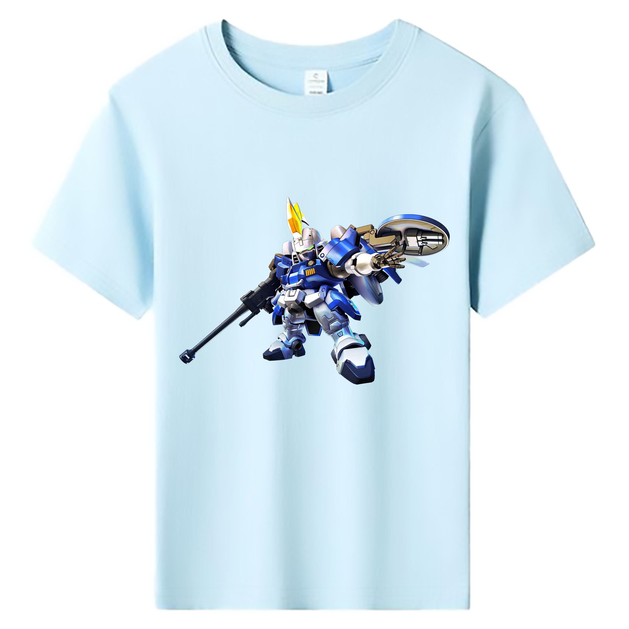 （画像用） 機動戦士ガンダム Mobile Suit Gundam 綿100％キッズTシャツ（フロントプリント）